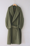 khaki spring coat